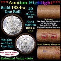 ***Auction Highlight*** Full solid date 1884-o Unc