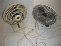2 fans, 11 inches