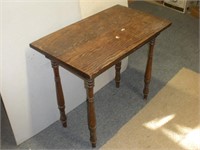 Primitive Wood Table, 28x16x23