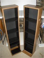 2 Composite Wood Shelves, Adjustable, 11x6x45