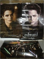 3 Posters, Star Wars, Twilight, 23x34