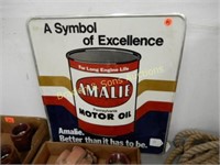 20" X 20" AMALIE AD SIGN