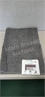 Easy-care 30 x 46 gray Loop area rug, made in