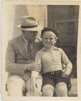 Photo of Hal Roach & Jackie Cooper from Our Gang