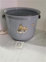 Early porcelain pail