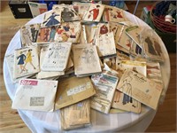 Large collection of vintage patterns