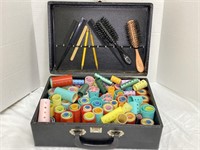 Allure College Of Beauty Hair Rollers w/ Case