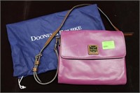 Purple Dooney and Burke cross body purse