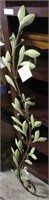 Olive leaf metal wall decor 60” H