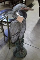 39” H concrete Florida bird Statue