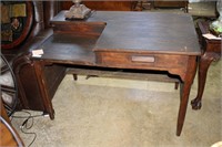 Student work desk with single drawer 46” x 28” x