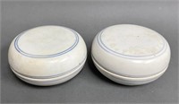 Chinese Ming (1368 -1644) Lidded Ceramic Bowls