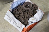 50’ of anchor chain salvaged from Tonga, a ship