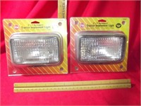 Pair of 3" x 5" Tractor Implement Lights