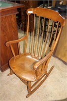 Nichols and Stone rocking chair with some wear to