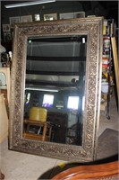 Room sized formal bevel  edged mirror Overall 55