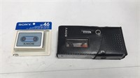 Sony Casette Recorder W/ Sony Microcassette