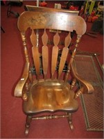 Kamman Co. INC. Pine-Deo Wooden Rocker