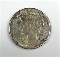 1922-S Peace Silver $1 Dollar AU - Luster