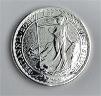 1oz Silver Britannia .999 Fine British 2 Pounds
