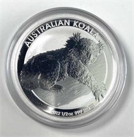 2012 Half Ounce .999 Silver Koala