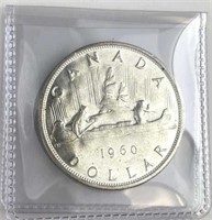 1960 80% Silver Dollar Canada