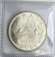 1966 80% Silver Dollar Canada