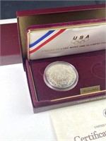 1988 U.S. Olympic Silver Dollar Uncirculated