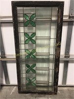 Pair Stained Glass Window Frame