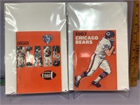 1966 & 1967 Chicago Bears team programs