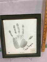 Gale Sayers signed original hand print PSA COA