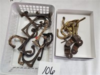 lot of hooks and brackets