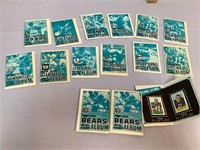 NFL Mini card albums Chicago Bears