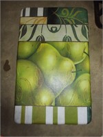 Pear Floor Mat 30" x 18 1/2"