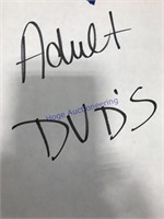 ADULT DVD'S - 1 FLAT