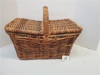 Early larger wicker basket