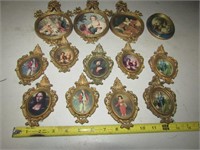 Miniature Plastic Framed Pictures