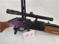 Pellet gun with scope