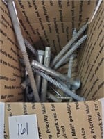 box of various screws ect