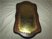 Ten Commandments Plaque