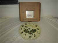 Antique Clock 13" Dia