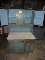 Early Blue Sellers Cabinet As Is