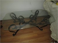 3 Glass Tables Largest is 16 1/2" T x 52" W
