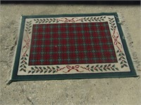 Red & Green Rug