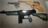 3 Toy Guns. Largest is 19"