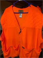2 Blaze Orange Vests see below for sizes & brand