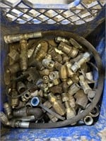 Large Quantity of Hydraulic Implement Fittings