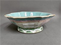 Small Chinese Vintage Fruit Bowl 7 1/2"