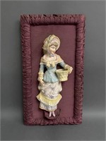 Fine Porcelain Relief of Young Girl