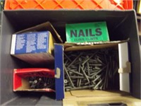 Box of Misc. Screws, Nails, Etc.